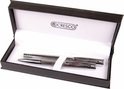 Fotoja e Set shkrimi Cresco Elegant E850054, stilolaps + laps, korpus metalik
