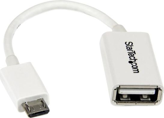 Fotoja e Përshtatës StarTech UUSBOTGW, microUSB në USB, i bardhë