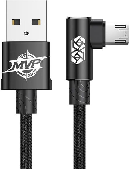 Fotoja e Kabllo Baseus USB-A - microUSB, 2m, e zezë
