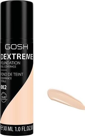 Fotoja e Krem pudër e lëngshme Gosh Dextreme 002 Ivory, 30ml