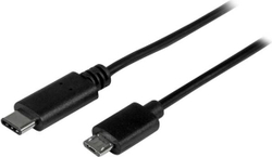 Fotoja e Kabllo StarTech, USB-C - MICRO-B, 0.5 m, e zezë