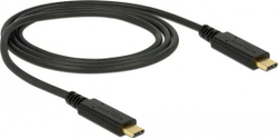 Fotoja e Kabllo Delock, USB-C - USB-C 1, 1 m, e zezë