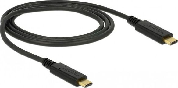 Fotoja e Kabllo Delock, USB-C - USB-C 1, 1 m, e zezë