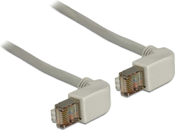 Fotoja e Kabllo rrjeti DeLock, 2 x RJ45, 0.5 m, e hirtë
