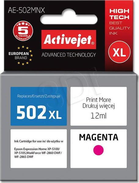 Fotoja e Ngjyrë për printer Activejet AE-502MNX, magenta