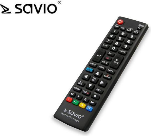 Fotoja e Telekomandë Savio RC-05 për televizoret LG TVs, e zezë