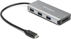 Fotoja e Shpërndarës USB StarTech, 1x SD / 3x USB-A, i hirtë