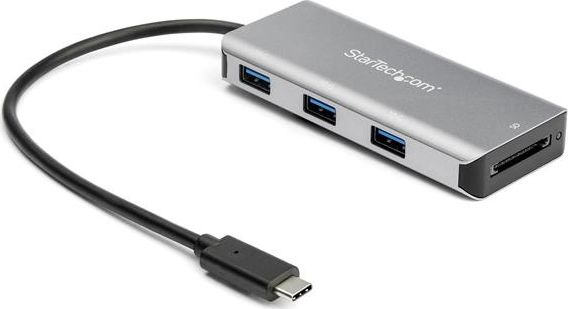 Fotoja e Shpërndarës USB StarTech, 1x SD / 3x USB-A, i hirtë