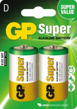Fotoja e Bateria GP Super D/R20, 2 copë