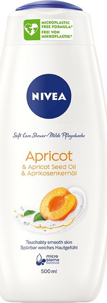 Fotoja e Shampon trupi Nivea Soft Care Apricot Gel, 500 ml