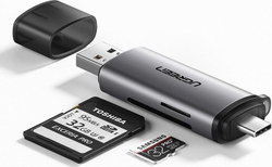 Fotoja e Përshtatës Ugreen USB-C – USB, i hirtë