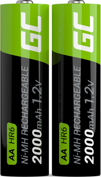 Fotoja e Set i baterive Green Cell AA / R6, 2000mAh, 2 copë