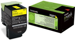 Fotoja e Toner për printer Lexmark 70C20Y0 Original, i verdhë