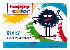 Fotoja e Bllok për vizatim Happy Color, 20 fletë A4, i bardhë