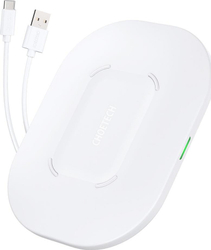 Fotoja e Karikues wireless Choetech T550-F, QC 3.0, 15W, i bardhë + adapter 18W