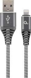 Fotoja e Kabllo USB Gembird, USB-A/Lighting, 2 m, e hirtë