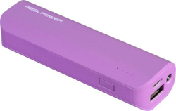 Fotoja e Powerbank Realpower PB-2600 2600mAh, i vjollcë