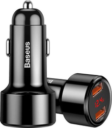 Fotoja e Karikues Baseus BS-C20A, 2x USB-A, 6A, i zi