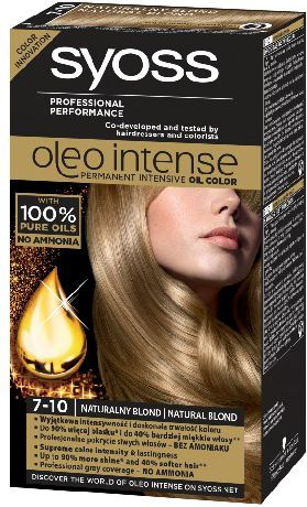 Fotoja e Ngjyrë flokësh Syoss Oleo, 7-10 natural blonde