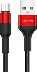 Fotoja e Kabllo USAMS USB A - MicroUSB SJ224USB02, 1.2m, e kuqe