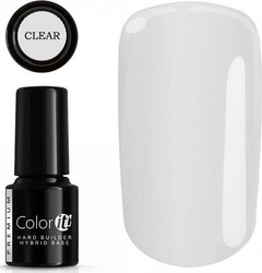 Fotoja e Bazë për ngjyrosjen e thonjëve Silcare Color It Premium Hard Builder Hybrid Base Clear, 6g