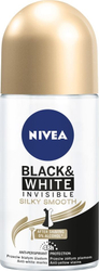 Fotoja e Deodorant roll-on për femra Nivea Invisible Silky Smooth Black & White, 50 ml