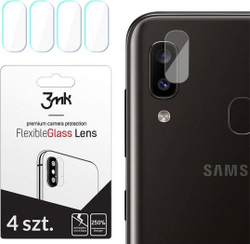 Fotoja e Xham mbrojtës për kamerë Samsung Galaxy A20E 3MK FG, transparent