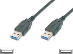 Fotoja e Kabllo PremiumCord USB-A - USB-A, 2m, e zezë
