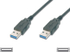 Fotoja e Kabllo PremiumCord USB-A - USB-A, 2m, e zezë, Picture 1