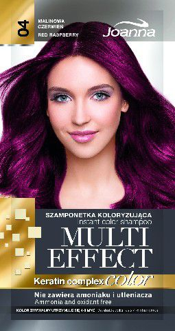 Fotoja e Shampon ngjyrues Joanna Multi Effect Color Keratin Complex, 35 g, i kuq