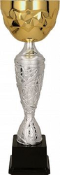 Fotoja e Trofe Victoria Sport 4186B, 14x41cm, i artë / i argjendtë