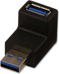 Fotoja e Përshtatës Lindy USB, i zi