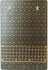 Fotoja e Tabelë me një raft Affek Design Ara, 40 x 6 x 60 cm, e zezë/artë, Picture 1