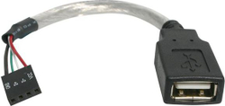 Fotoja e Përshtatës Startech USB ext. - USB int., i zi