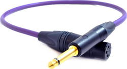 Fotoja e Kabllo Melodika Jack 6.3mm - XLR, 10m, vjollcë