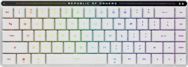 Fotoja e Tastierë Asus ROG Falchion RX Low Profile, pa kabllo, e bardhë