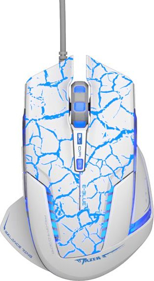 Fotoja e Maus E - Blue Mazer Pro, i bardhë / i kaltër