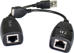 Fotoja e Përshtatës USB Techly (IUSB-EXTENDTY5), i zi