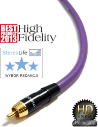 Fotoja e Kabllo zëri Melodika Interconnect, 1x RCA në 1x RCA, 1.5m, vjollcë