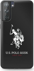 Fotoja e Mbrojtëse US Polo për Samsung Galaxy S21+, e zezë