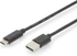 Fotoja e Kabllo USB Assmann (AK-300148-030-S), USB-A në USB-C, 3m, e zezë, Picture 1