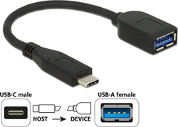 Fotoja e Përshtatës Digitus USB-C - USB-A, i zi