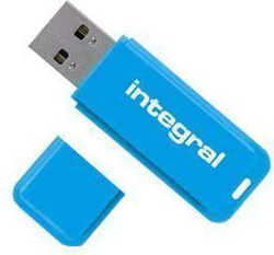 Fotoja e USB Pendrive Integral Neon INFD16GBNEONB, 16 GB, USB 2.0, i kaltër
