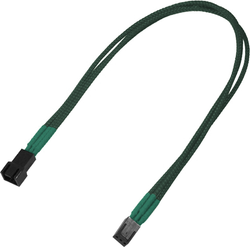 Fotoja e Kabllo Nanoxia 3-pin - 3-pin, 0.3m, e gjelbër
