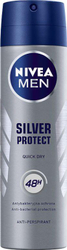 Fotoja e Deodorant për meshkuj Nivea Silver Protect Dynamic Power, 150ml, i hirtë
