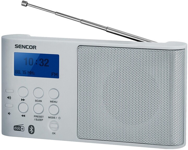 Fotoja e Radio Sencor SRD 7100 W, e bardhë