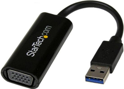 Fotoja e Përshtatës Startech USB - VGA, i zi