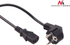Fotoja e Kabllo energjie Maclean MCTV-801 3-pin 5m EU plug, e zezë, Picture 1