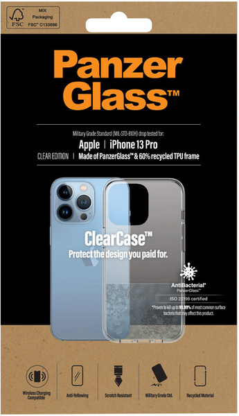 Fotoja e Mbrojtëse PanzerGlass ClearCase për Apple iPhone 13 Pro