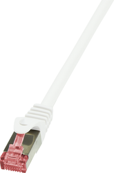Fotoja e Kabllo patchcord LogiLink Cat.6, S/FTP, PIMF, 0.5m, e bardhë